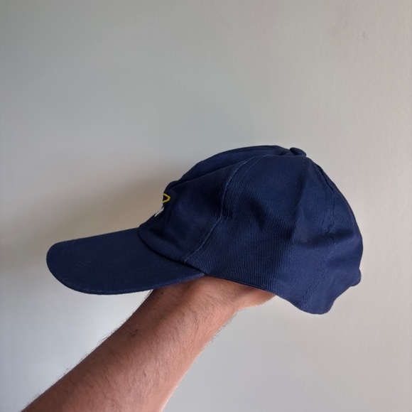 vintage BELL OLYMPICS french dad hat trucker hat strapback cap - Picture 3 of 6